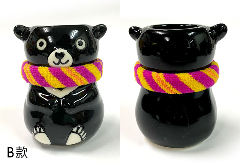 阿鑽黑熊 手作盆栽兼牙刷架(2款)